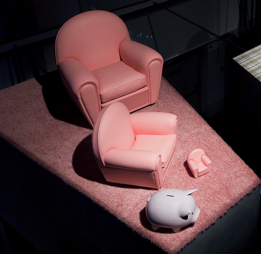 BABY VANITY FAIR ARMCHAIR by Poltrona Frau